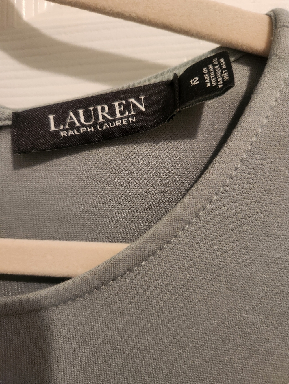 Ralph Lauren Black Label Faux Leather Buckle Dress - Picture 2 of 5
